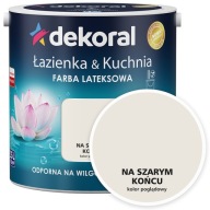 Dekoral Łazienka&Kuchnia Farba lateksowa NA SZARYM KOŃCU 2,5L