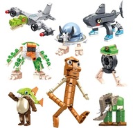 ZESTAW 8 FIGUREK BRAINROT – Kreatywne Klocki (6+)
