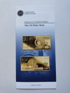 Folder NBP 2025 Banknot o nominale 50 zł j.angielski