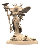 Fertilized Dreaming Flower Leśne Elf Wróżka Fantasy A Piękność D&D Druk 3D