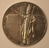 PAPIEŻ - JAN PAWEŁ II 1991 IV PIELGRZYMKA DO OJCZYZNY - ŁOMŻA 4 -5 VI 1991