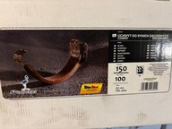 Uchwyt hak doczołowa 150 czarny Flamingo Budmat