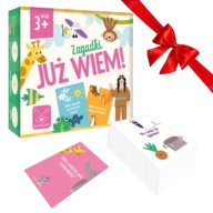 GRA PLANSZOWA KANGUR ZAGADKI JUŻ WIEM 3+ ŁAMIGŁÓWKI TRZYLATKA