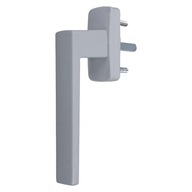 Klamka okienna aluminiowa do okien okna QUADRAT RAL9006 szara