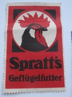 Spratt - karma dla drobiu - zalepka reklamowa