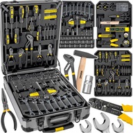 Zestaw narzędzi WMC Tools 186 elementów z młotkiem i nożem