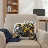 Poduszka kształtka motor prezent dla chłopca lub mężczyzny , 40cm