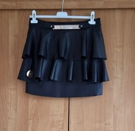 Paparazzi Fashion damska spódnica z ekoskóry/falbanki M/L pas 80 cm