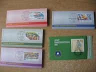 5 Zeszycik. znaczk.Niemcy.Sport.Kasowane.