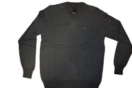 Sweter męski w serek GRAFITOWY WEENS r. XXL nr 395A