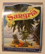 ETYKIETA - WARKA - WARECKA WYTWÓRNIA WIN W WARCE - SANGRIA