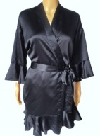 Tezenis portfelowy szlafrok wiązany,falbany M,L