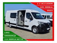 RENAULT MASTER L4H2 BRYGADÓWKA 7 OSÓB 2,3dCI/145KM KLIMATYZACJA TEMPOMAT HA