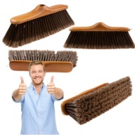 SZCZOTKA MIOTŁA 27CM ROZWARSTWIONE WŁOSIE SKUTECZNE ZAMIATANIE WYMIATACZ