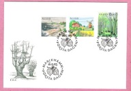 Aland 1985, FDC natura las wiatrak morze, Mi 15€
