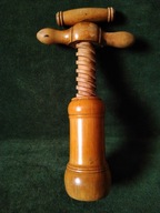 Piękny francuski korkociąg z XIX wieku - kultowy The Club