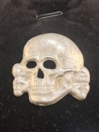 Czaszka SS na czapkę – Cupal – Sygnowana RZM 499/41 – Zimmermann