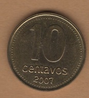 Argentyna 10 centavo, 2007