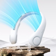 Wentylator Jisulife Neck Fan 3 4000mAh na szyję przenośny wiatrak - szary