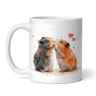 Kubek z świnkami morskimi 330ml, cavia, świnka morska para 1