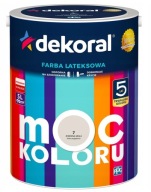 Dekoral MOC KOLORU Farba lateksowa do wnętrz jesienna mgła 5l