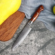 Nóz szefa kuchni 12,5cm dł ostrza 60HRC Damaszek.