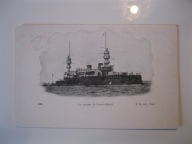 Okręt wojenny z Francja z przed 1945 r.