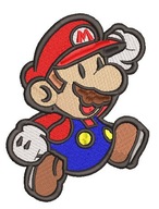 Termo Naszywka Super Mario Bros Bajka Haftowana Naprasowanka