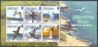 PTAKI EUROPY ALDERNEY 2003 Morskie Mi Bl.14. Stan BDB.