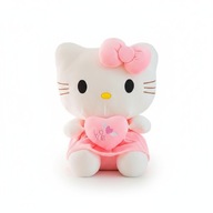 Pluszak Hello Kitty 25 cm z serduszkiem LOVE – maskotka prezent