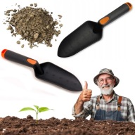 ŁOPATKA SZUFELKA OGRODOWA SZEROKA DO PRZESADZANIA ROŚLIN PLASTIKOWA LEKKA