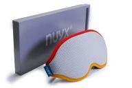 Maska do spania NUYX 3D Szara Super Wygodna z Pianką Memory Foam