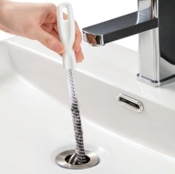 SZCZOTKA DO CZYSZCZENIA ODPŁYWU ZLEWU UMYWALKI RUR KANALIZACJI UDROŻNIANIE