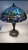 Lampa Stojąca styl Tiffany Niebieska 50cm wys 36szer stan BDB