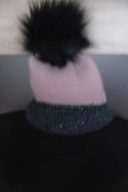 CZAPKA Z POMPONEM OCIEPLANA