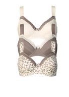 Śliczna markowa bielizna BPC BONPRIX UK 38C EUR 85C 100% cotton ecru