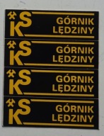 GÓRNIK LĘDZINY KS KLUB SPORTOWY PIŁKA NOŻNA NAKLEJKA WLEPKA PRL