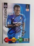 Karta panini autograf Chelsea Michael Essien 2009/2010 Champions League