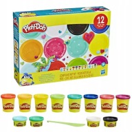 CIASTOLINA DLA DZIECI ZESTAW Uzupełniający 12 KOLORÓW MULTICOLOR