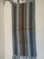 KILIM BIEŻNIK SERWETKA WEŁNA TKANY SKANDYNAWSKI ORYGINALNY