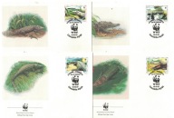 02-FDC-KP19- Panama,WWF,1997, Aligatory