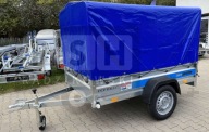 Przyczepa Pondus w zestawie z plandeką i stelażem H-110 cm