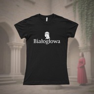 T-shirt/ bluzka/ koszulka BIAŁOGŁOWA średniowiecze, średniowieczna kobieta