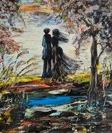 Obraz "Wieczór na łące" Lila Kucfir