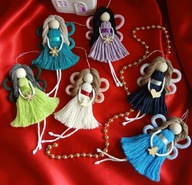 Aniołki - zestaw makrama