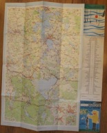 MAPA wielkie jeziora mazurskie - MAPA 1 : 120 000