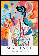 A2 PLAKAT DLA LEKARZA STUDENTA MEDYCYNY MEDYCYNA ANATOMIA, W STYLU MATISSE