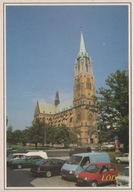 Pocztówka współczesna Łódź kościół św. Stanisława Kostki