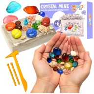 KOPALNIA KRYSZTAŁÓW DIAMENTÓW WYKOPALISKA ZABAWKA EDUKACYJNA ARCHEOLOGICZNA