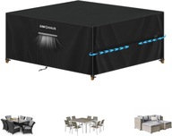 POKROWIEC MEBLE OGRODOWE BALKONOWE OSŁONA WODOSZCZELNA ODPORNA NA UV